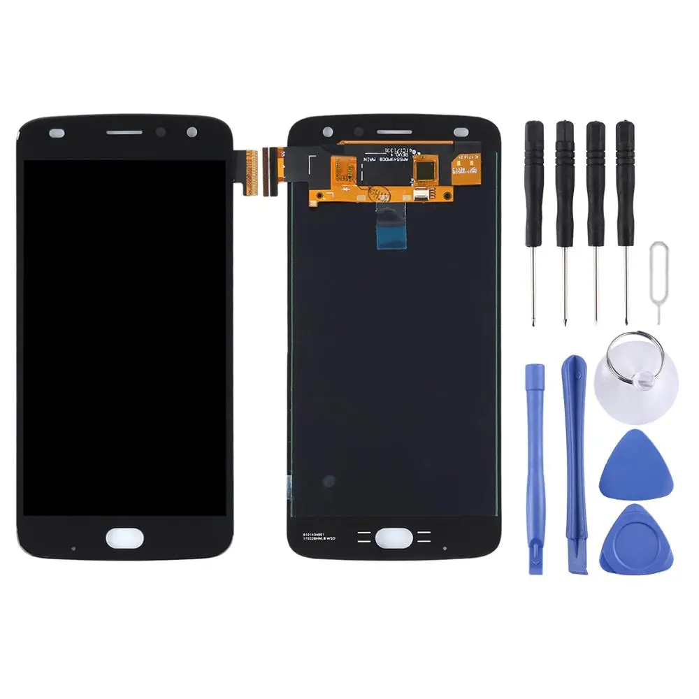 Ensemble complet écran tactile LCD, noir, pour Motorola Moto Z2 Play