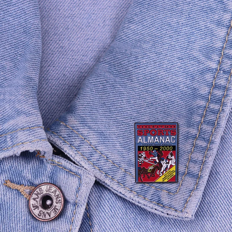 Back to the Future Grays Sports Almanac Pin Funny Movie Replica