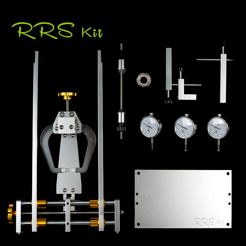 RRSKIT Professional Bicycle Wheel Truing Stand With Adjustment Rims Dial Indicator And Gauge Set MTB Road Bike Wheel Repair Tool