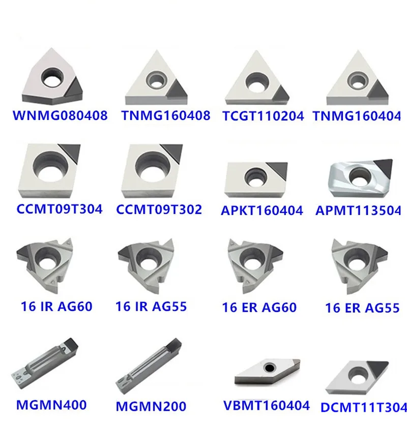 RPMW1204 RPMW10T3 Diamant Runde Fräser PCD CNC Einsatz Aluminium Legierung Messing Drehmaschine Drehen Werkzeuge – Detail 6