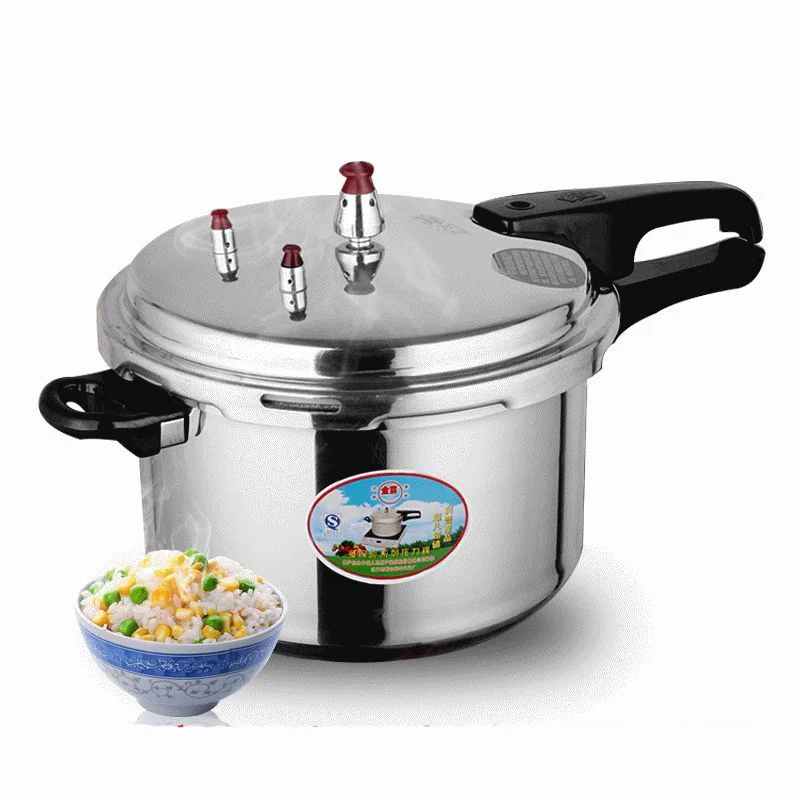 Pressure Cooker 3L Pressure Cooker Household Kitchen Aluminum Alloy Utensils Pressure Cooker Beans Meats Vegetables Soups