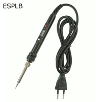 Professional 80W 220V/110V EU/US Plug Soldering Iron Electric Mini Adjustable Temperature LCD Display Weldering Solder Iron