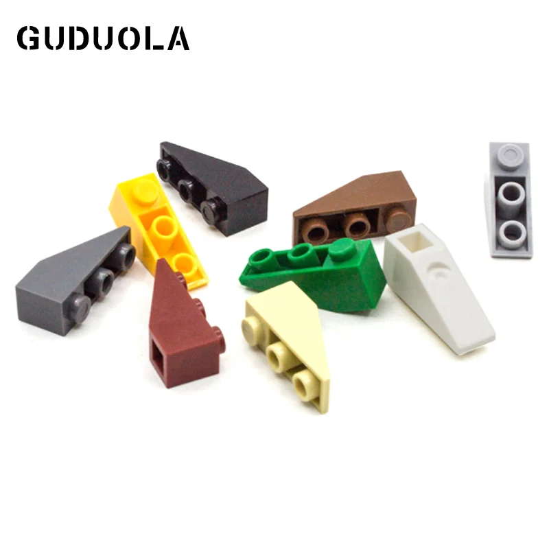 Guduola Slope 1x3 (25°) Inverted (4287) MOC Brick Building Block DIY Educational Toys Parts 40pcs/LOT