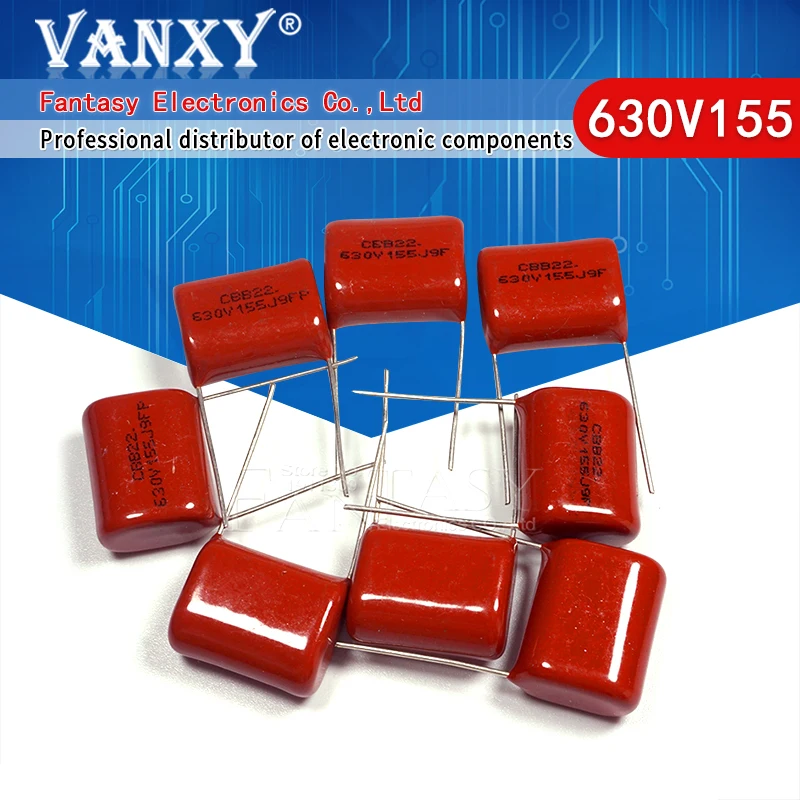 10PCS 630V104J 0.1UF 100nf 630V 104 CBB 103 10NF 105 1UF 155 1.5UF 224 220NF 225 2.2UF 334 330NF 474 470NF 475 4.7UF 684 680NF