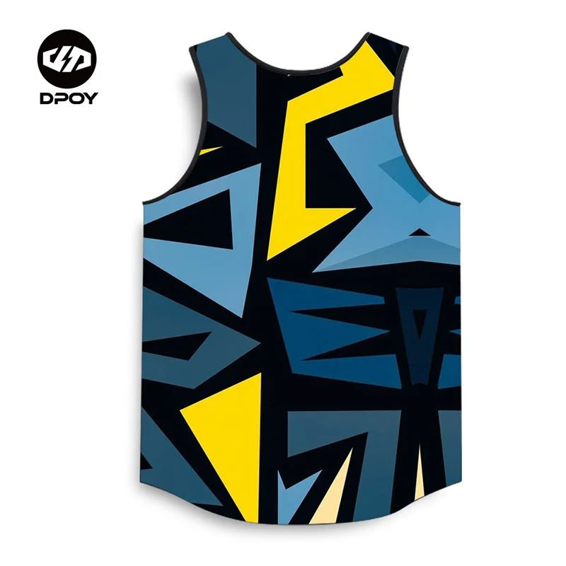 dpoy2021 original design basketball vest camouflage loose and breathable men's literary cool sweatshirt literary and creative hi