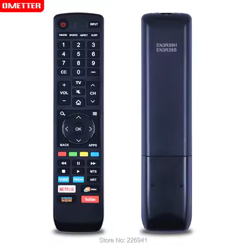 EN3R39H TV Remote Control Use for Hisense Led Lcd Television 55H6E 55EU6070 55H6080E 55R6000 55R6000E 55R7E 55R6E 55R6040E 55R6