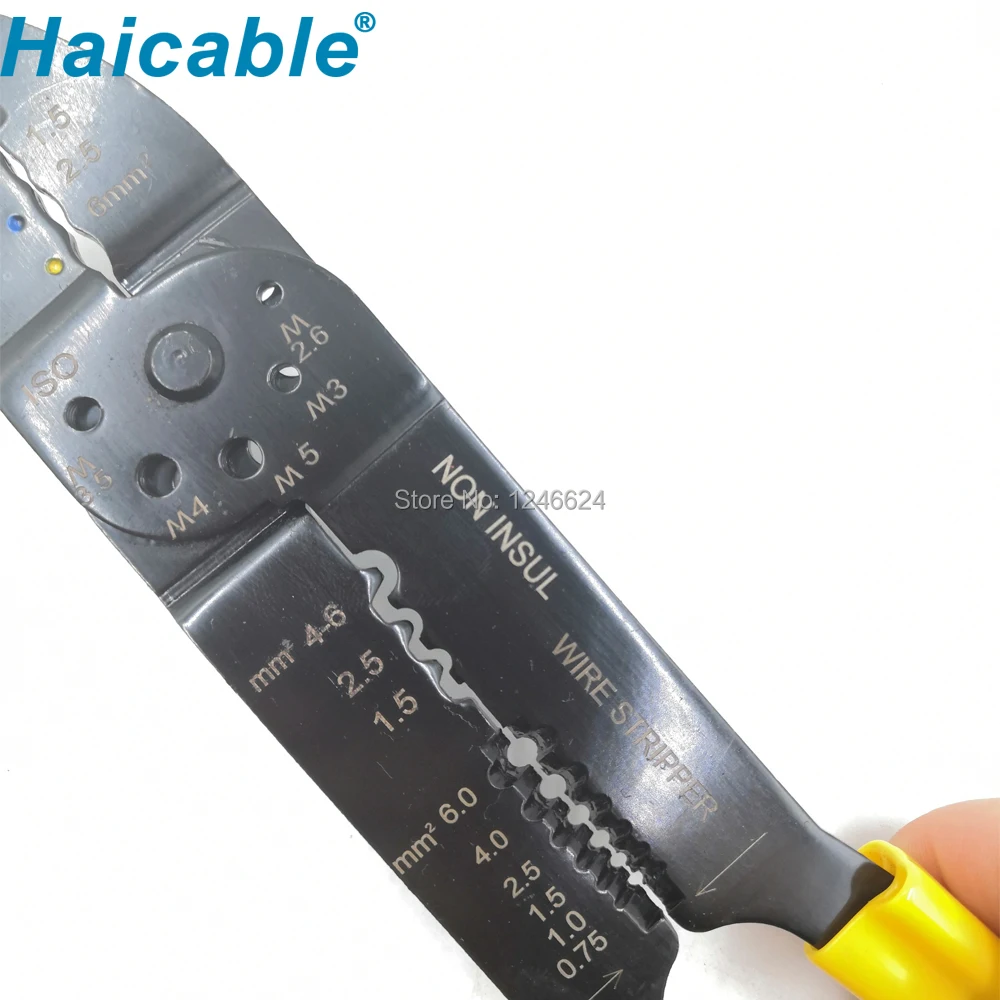 اليد دليل كابل تجريد أداة HS-313 النحاس سلك متجرد ل متعددة الوظائف تجريد المدى: 0.75-6mm2