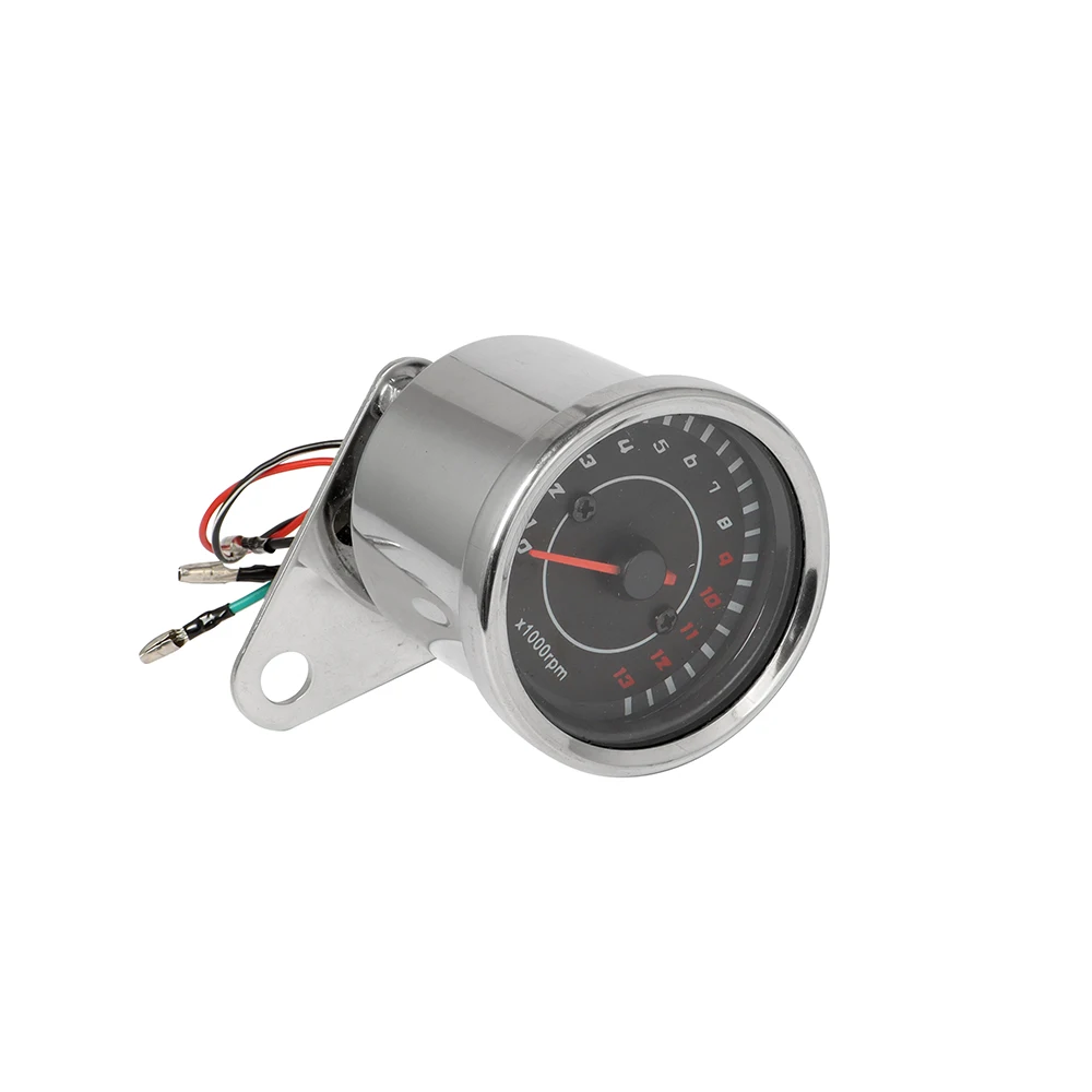 1000rpm Universal Motorcycle Tachometer LED Screen DC 12V Meter Gauge 13k Speedometer Motorbike Parts For Honda/Yamaha/Suzuki