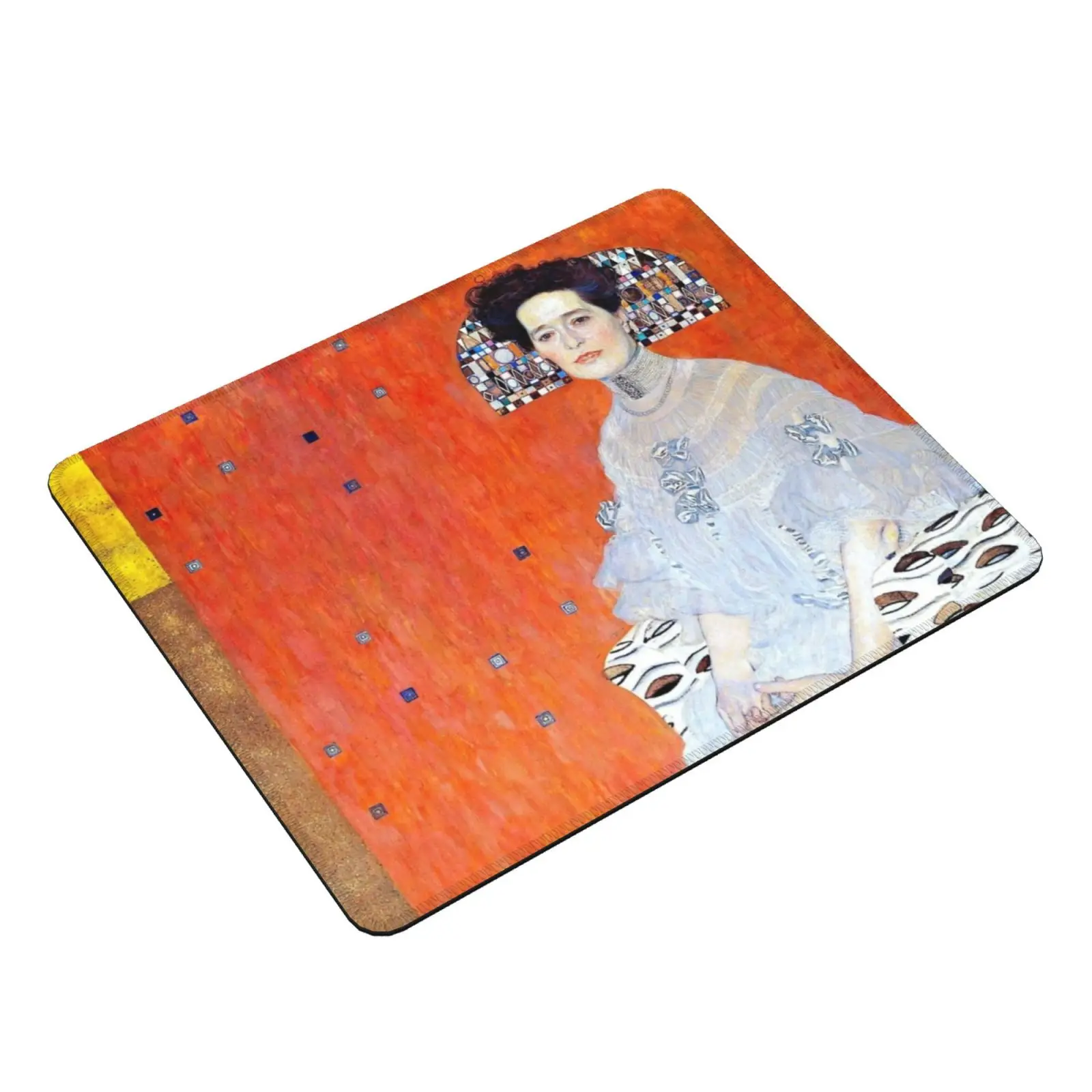 Gustav Klimt : Vintage 1906 Portrait Of Fritza Riedler Print Mouse Pad DIY Print Gustav Klimt Klimpt