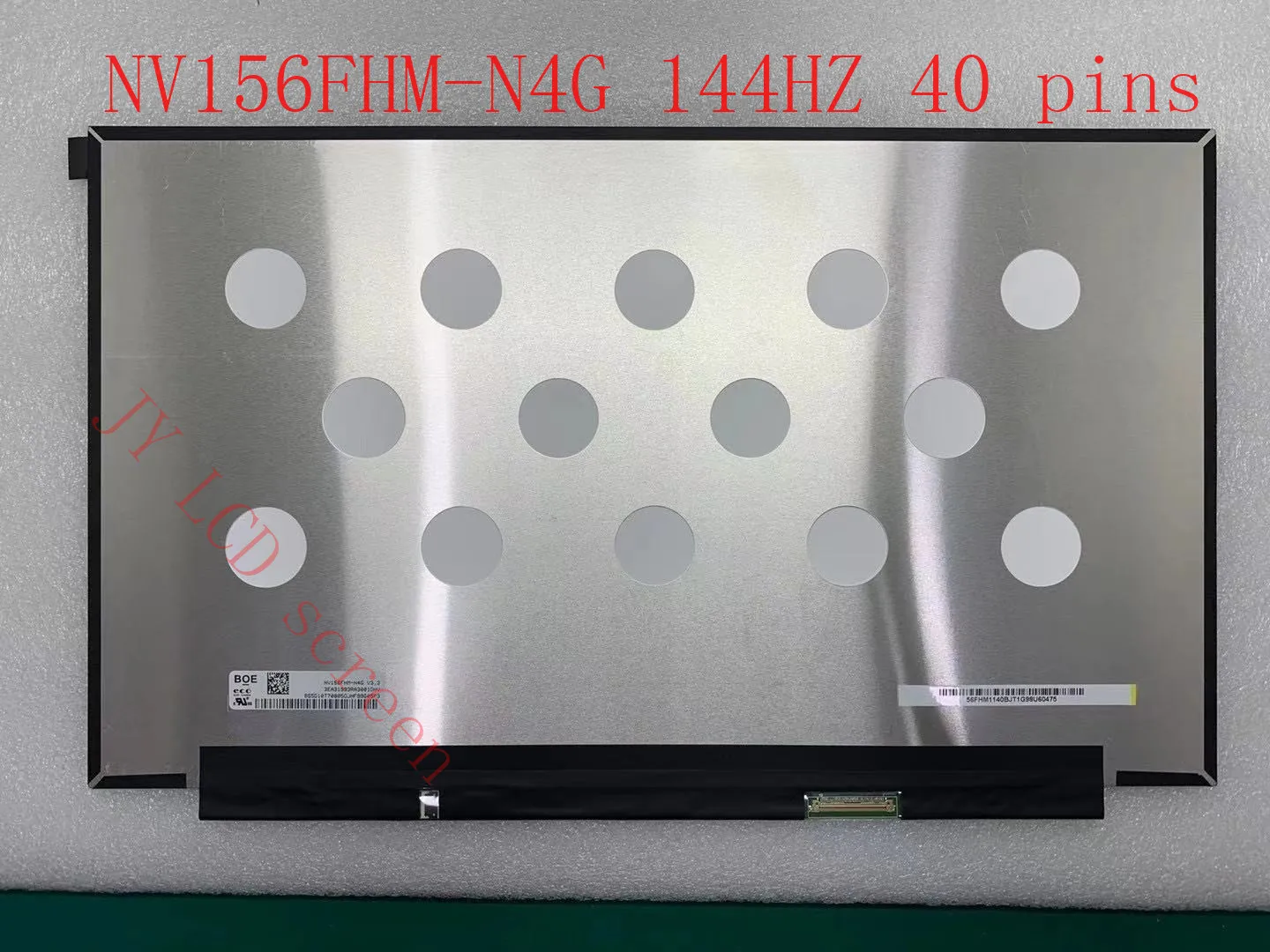 

15.6 inch NV156FHM-N4G NV156FHM-N4K NV156FHM-N44 Narrow edge 144hz LCD screen 72% NTSC IPS LCD screen EDP 40 pins 1920X1080