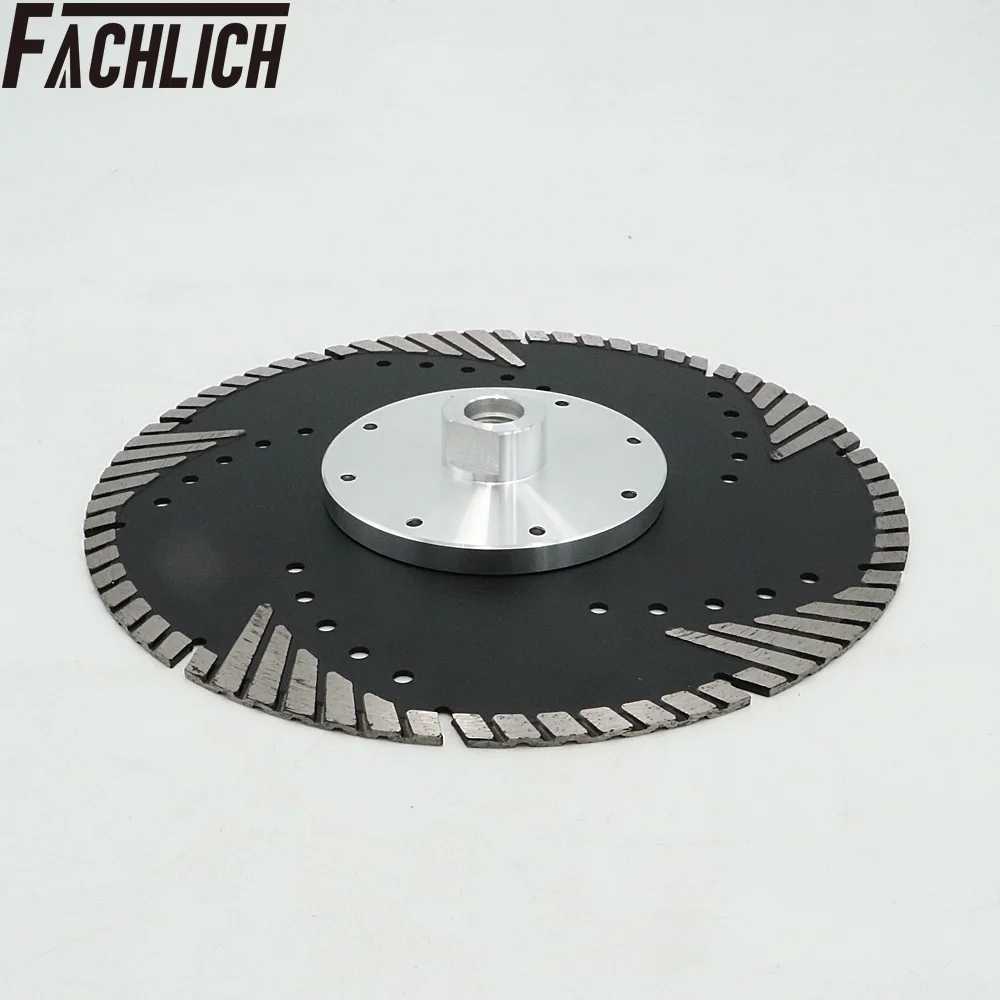 FACHLICH 1pc Diamond Cutting Disc for Marble Concrete Granite Turbo Cutting Wheel M14 thread Saw Blades diameter 230mm/9\