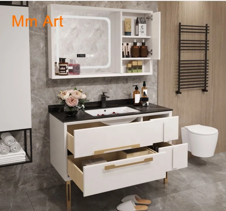 Wholesale  Philippines Project Acrylic Bathroom Set Modern Bathroom Vanity