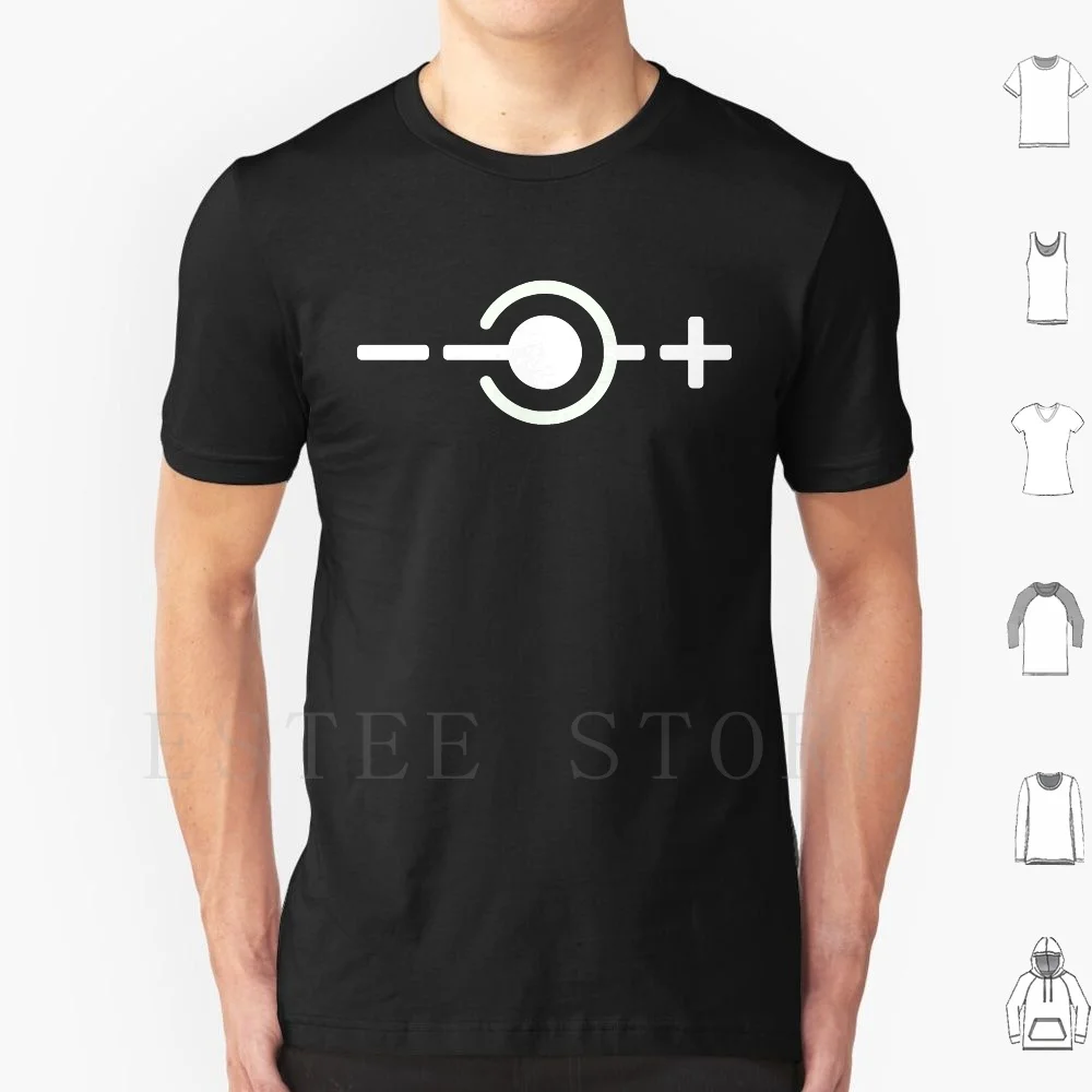 

Centre Negative-White T Shirt Print Cotton Vintage Retro Computer Power Supply Spectrum