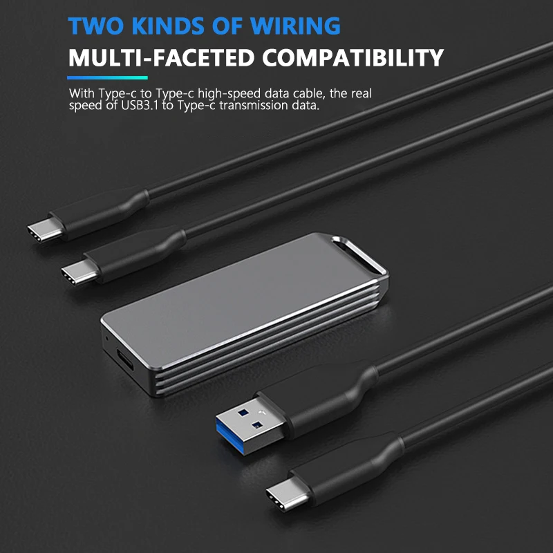 UTHAI M5 M.2 mobile hard disk box NVMe/NGFFto USB3.1 mini solid state hard disk box external