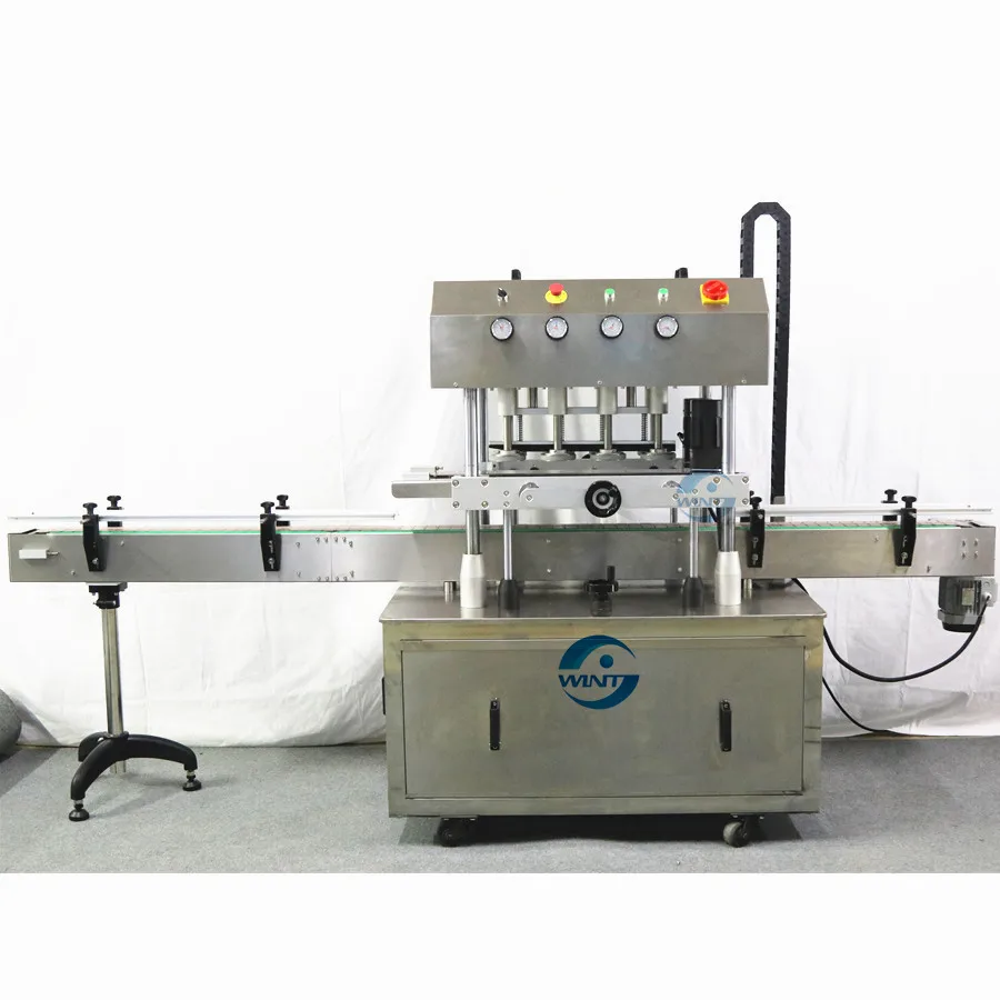 Mesin Tutup Botol Semprot Otomatis Tutup Botol Plastik PET Linier Kecepatan Tinggi Tutup Pengencang Sekrup untuk Sampo Madu Lotion