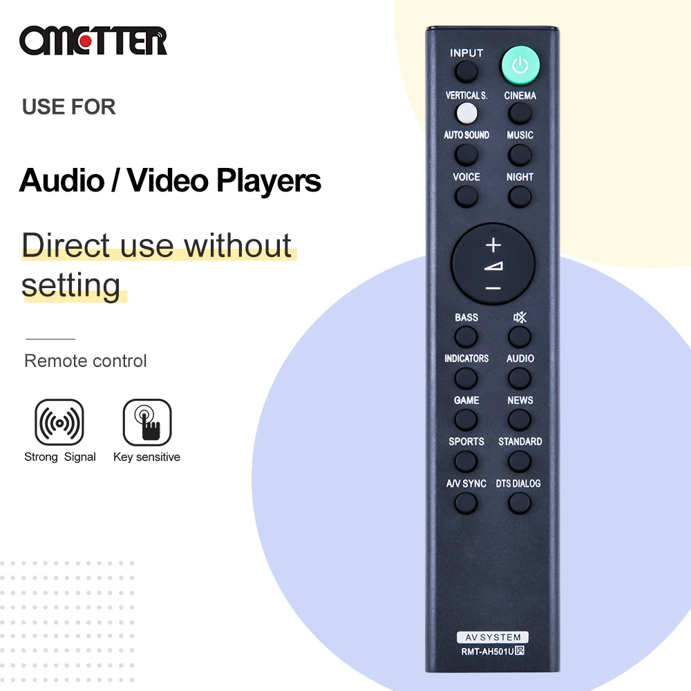 Φ для Sony HT X8500 Remote Sound Bar HTX8500 RMT-AH501U