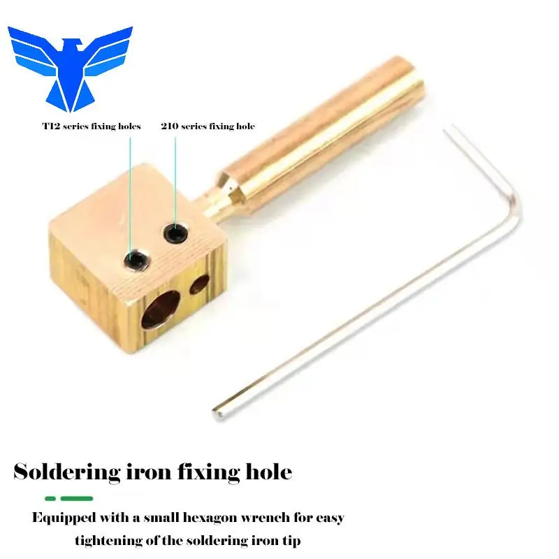 Rl-067 3in1 Mini Pure Copper Removable Desoldering Electric Solder Iron For 936/210/t12 Series Miniature Universal Heating Table