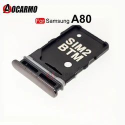 For Samsung Galaxy A80 Dual and Single SIM Card Tray Slot Holder Replacement Part SM-A805F