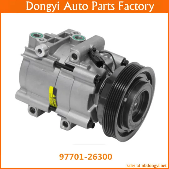 HS18 6 POLY CLUTCH  12v High quality A/C Compressor  For 97701-26300  9770126300