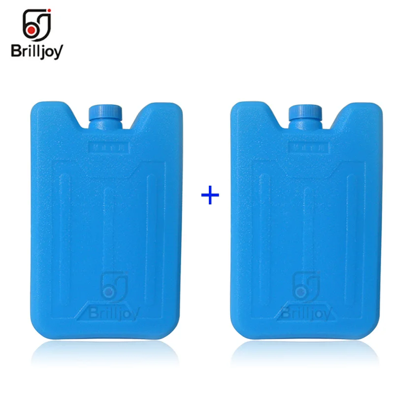 600ml Reusable Ice Brick Ice Block Ice Pack Cooler Milk Storage Camping Travel Fruit Cooler Box Portable Stay Fresh Ice Blocks