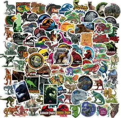 10/30/50/100pcs   Jurassic Park Dinosaurs Graffiti  Skateboard Travel Suitcase Phone Laptop Luggage Cool Helmet Stickers Cute