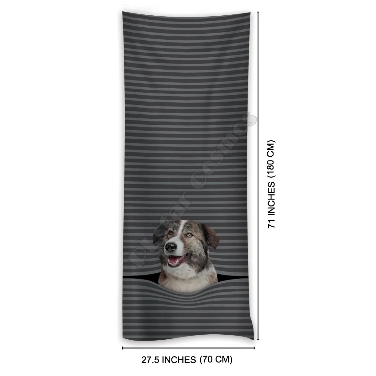 Рисунок 4 - Теплая шаль Airedale Terrier с 3D принтом