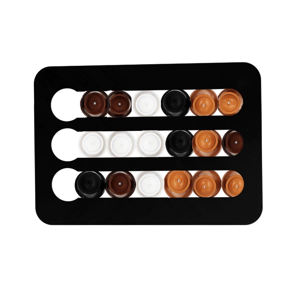 Coffee Pod Capsules Holder Compatible With Dolce Gusto Pods Storage Drawer Coffee Podcast Storage Rack Organizer Set