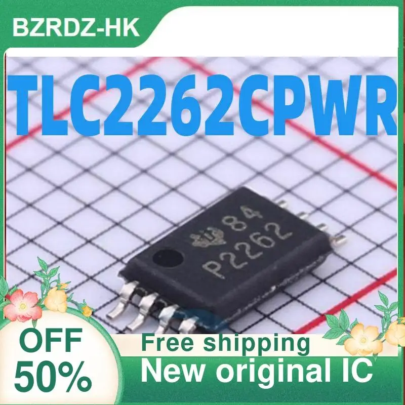 10 шт., TLC2262CPWR TSSOP8 P2262 TLC2262CPW, новая оригинальная интегральная схема