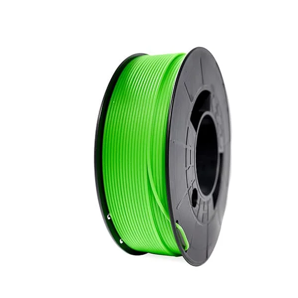 Filament PLA HD printer 3D brand Winkle green fluorescent Color 1,75mm 300g made in Spain printers 3D Ender Prusa good adhesion between layers