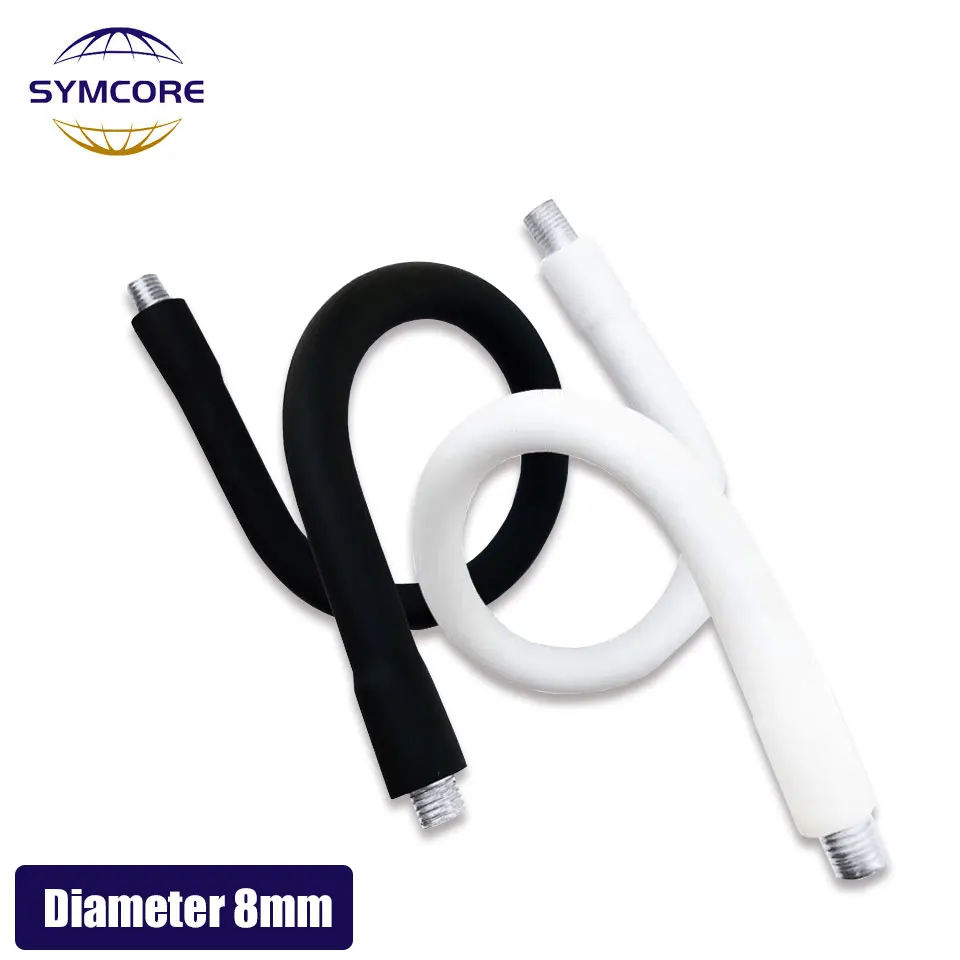 

Diameter 8mm LED Silicone Sleeve Plastic Tube Hose M8 M10 Gooseneck Snake Tube Clamp For DIY Desk Lamp Wall Light Fish Tank Lamp