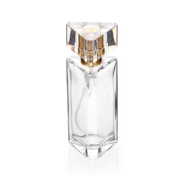 Wholesale 50Pcs/Lot 30ml Thick Bottom Transparent Glass Spray Perfume Bottle SN669