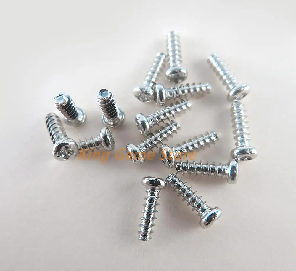 500pcs/lot For Gameboy + screws cross screws Y Tri Wing Screw Replacement For GB GBA GBC Game Console Shell Case Triangle Screws