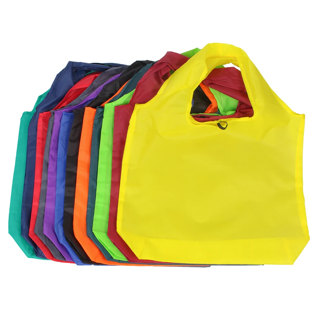 

Oxford Grocery Pouch Reusable Shopping Bag Fruit And Vegetable Handbag For Super Market Travelling Pocket Can Be Customized