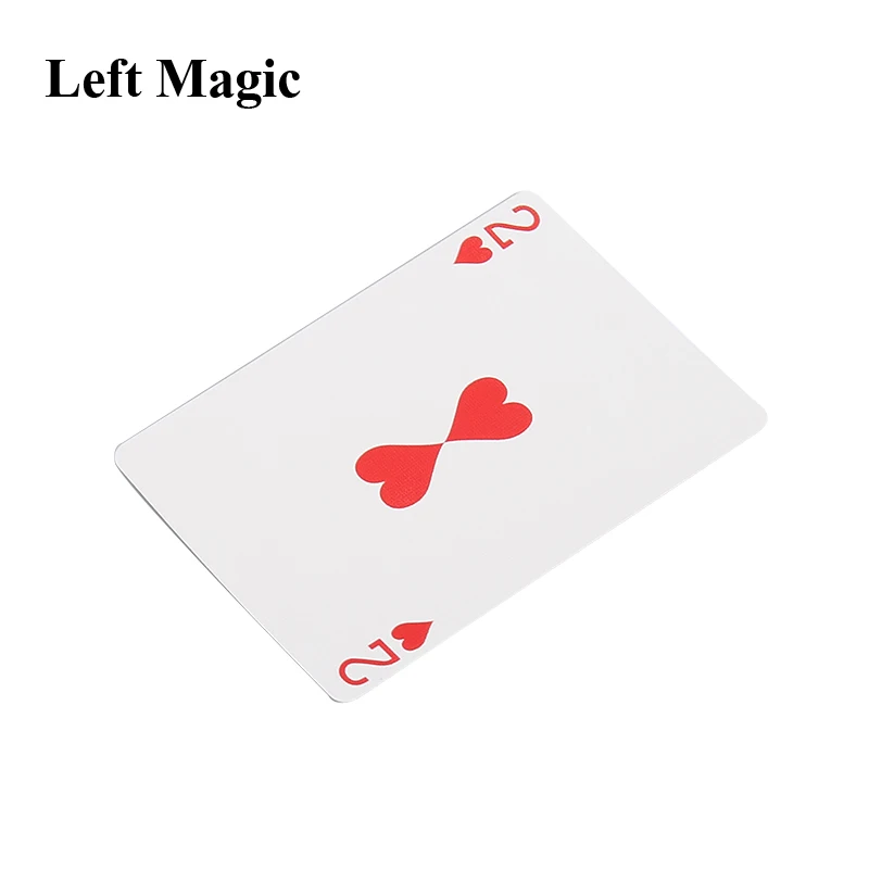 Carte à jouer originale pour Poker, tours de magie, cœur mobile, accessoires de scène, Illusion, magicien, 1 pièces