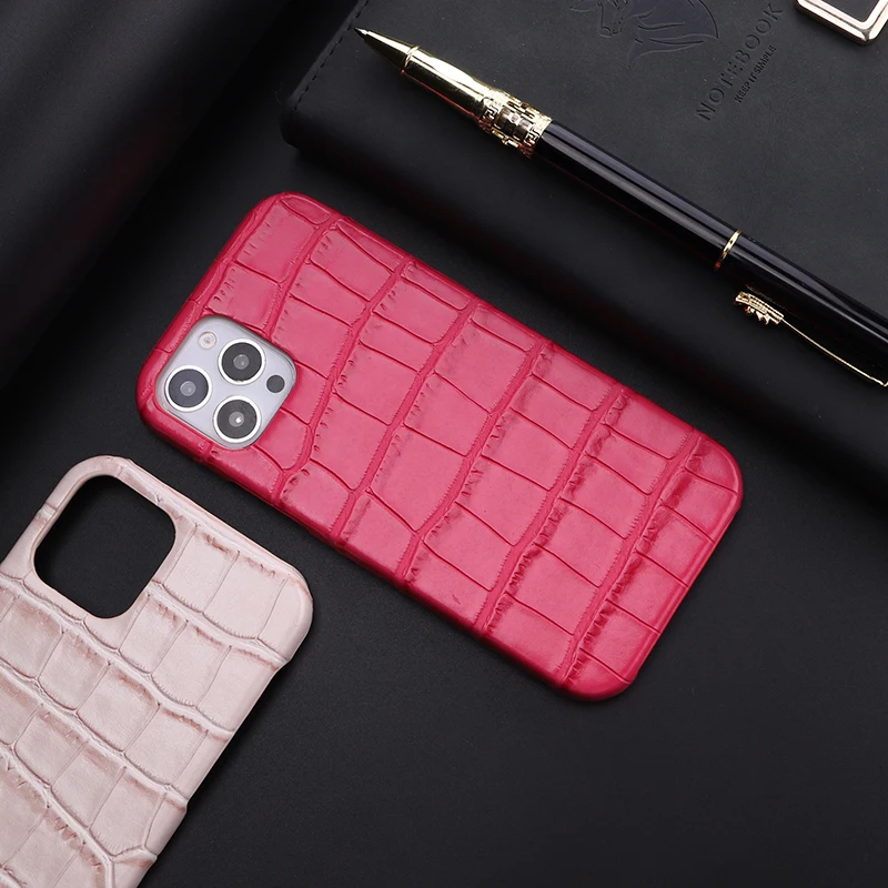 クロコダイルテクスチャーレザーフォンカバー,耐衝撃性バックケース,iPhone 15, 14,14pro max,14plus,13pro max,13, 12, 11用デラックスケース