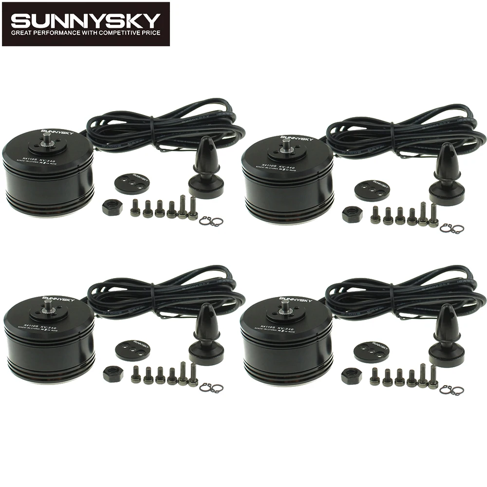 4 قطعة/الوحدة Sunnysky X4110S 340KV/400KV 6S يبو فرش السيارات ل RC مولتيكوبتر كوادكوبتر الهوائية ثلاثية الأبعاد طائرة بدون طيار لعبة