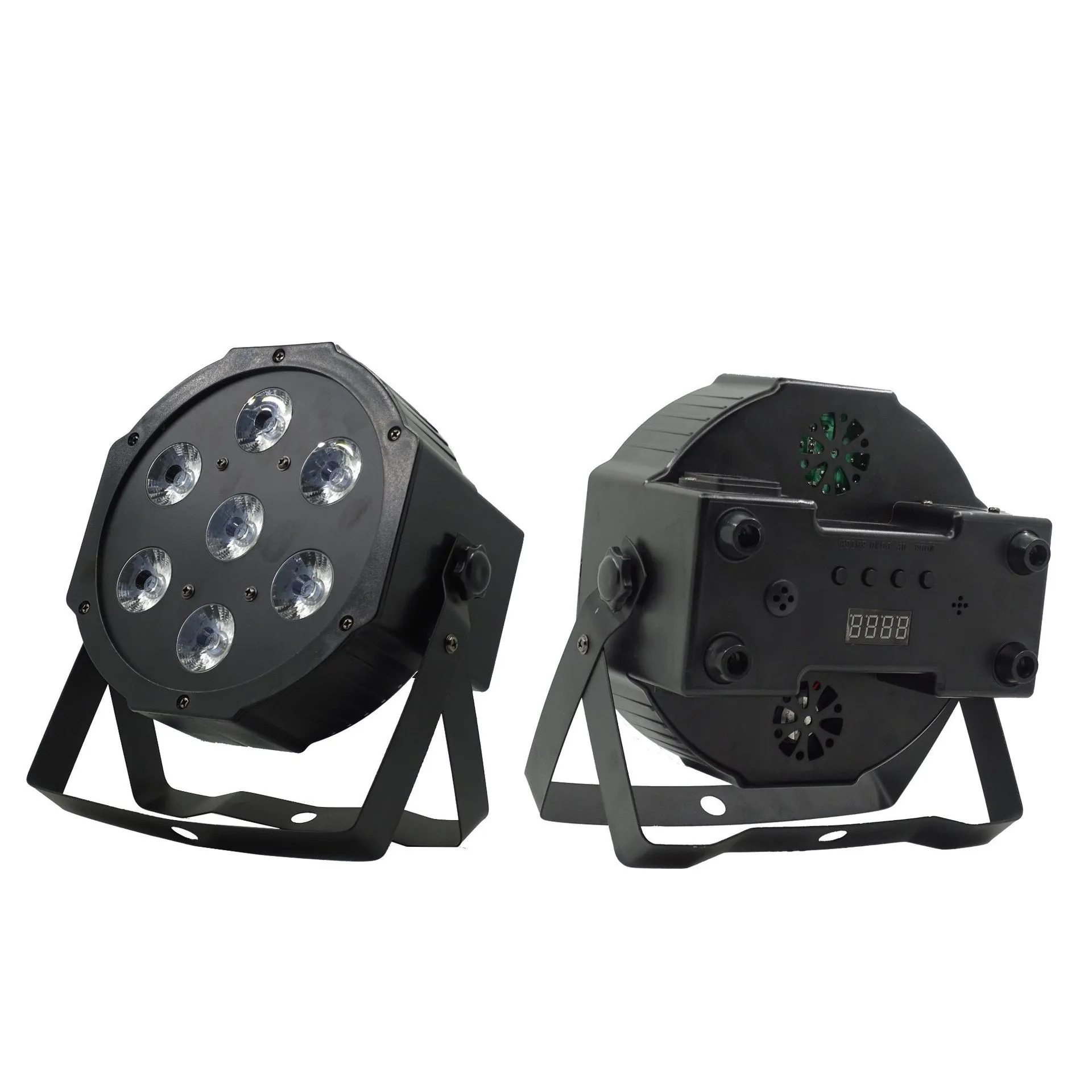 Led 7X18W Rgbwpar Licht Met DMX512 In/Out En Power In & Out 4 In1 Podium licht Effect Voor Wassen Effect Dj Disco