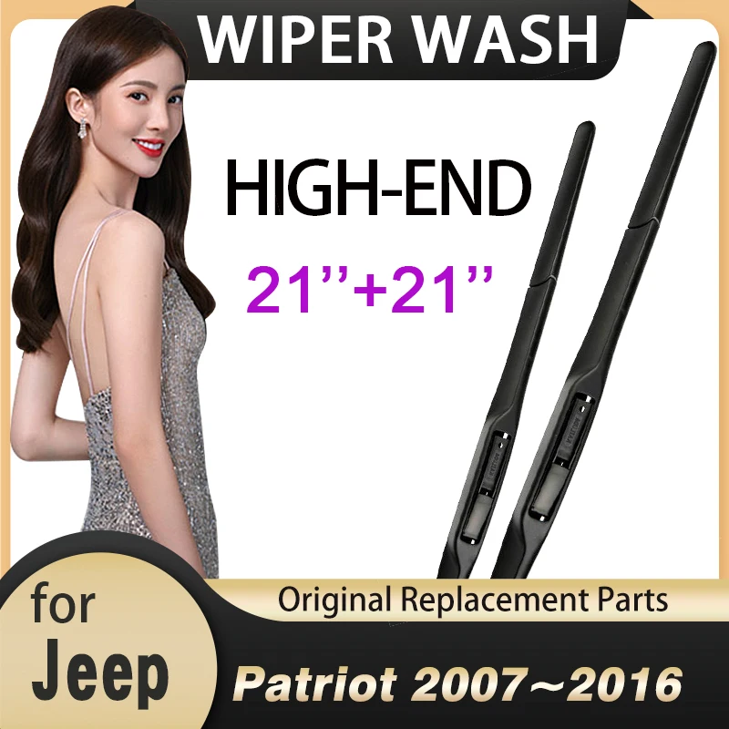 

for Jeep Patriot 2007~2016 Liberty Car Wiper Blades Front Windscreen Windshield Brushes Car Accessories 2008 2009 2010 2014 2015