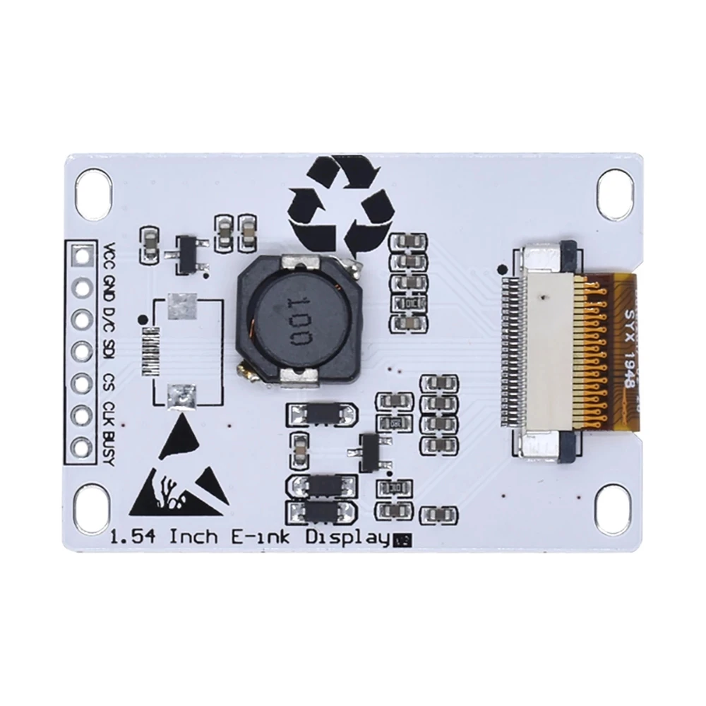 1.54 Inch E-Papier Module E-Ink Display Screen Module Zwart Wit Kleur Spi Ondersteuning Global/Deel refresh