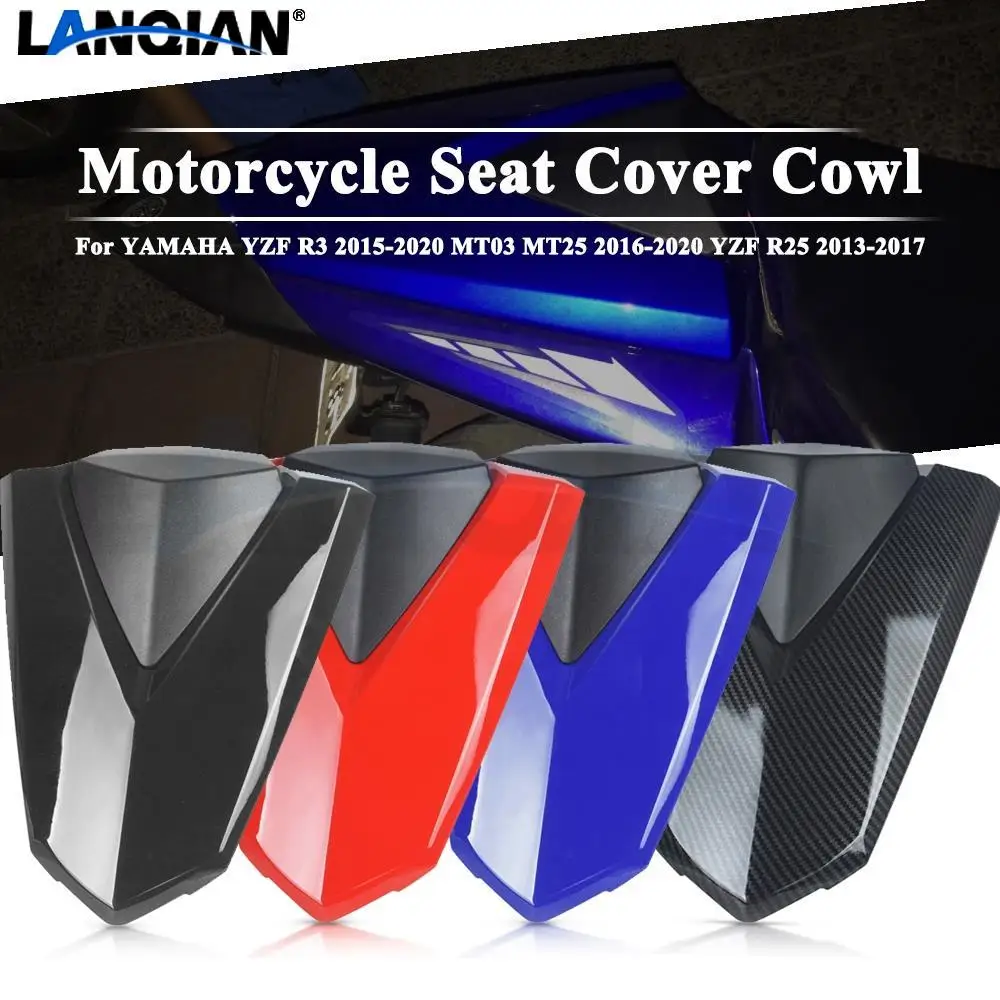 

Motorcycle Pillion Rear Seat Cover Cowl Solo Seat Cowl Rear For YAMAHA YZF R3 2015-2020 MT03 MT25 2016-2020 YZF R25 2013-2017