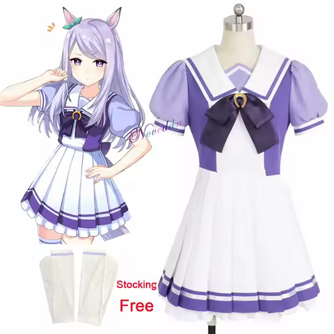 Anime Uma Musume Pretty Derby Cosplay Costume Toukai Teiou School Uniform Gold Ship Special Week Cosplay Lolita Sailor Dress