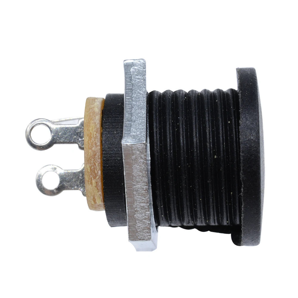 10Pcs 5.5x2.1mm DC Power Supply Female Jack Panel Mount Connector 5.5*2.1mm DC Socket 2 Leg Terminal Plug Adapter Connectors