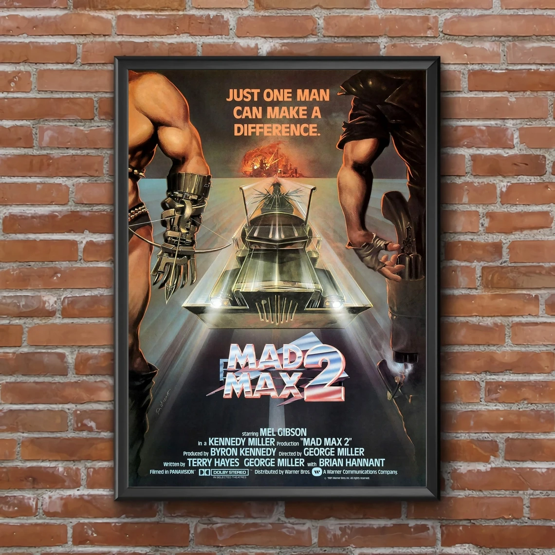 Mad Max 2 Movie Poster Canvas Print Home Wall Painting Decoration (No Frame)