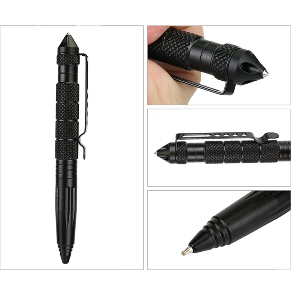 Tactical Pen Self-Defence Personal Safety Protection Weapons Emergency Glass Breakon Survival Tool Anti skid