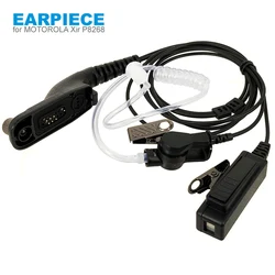 Air Earpiece Mic for Motorola MTP6550 MTP850S XIR P8268 P8200 APX4000 APX2000 APX6000 DP4800 DP3400 Walkie Talkie Headset