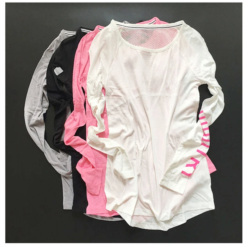 Fitness Yoga Shirt Breathable Sportswear Women T Shirt Sport Yoga Top Quick-Dry Running Shirt Gym Sport Shirt Jacket