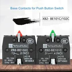 5pcs XB2 Push Button Switch Contacts Parts ZB2 BE101C BE102C for 22mm Push Button Switch NO NC