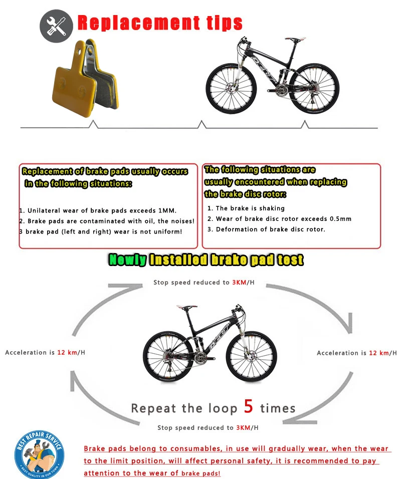 DELT 4 زوج السيراميك دراجة مكبح قرصي الوسادة ، ل B01S ، MT200 ، أوريغا ، برو ، M375 ، M395,486,485,475,446,515,445,525,T615,675,805
