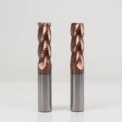 ZGT Roughing End Mill Metal Cutter HRC55 4 Flutes Cnc Endmill Alloy Carbide Tungsten Steel Milling Cutter Roughing End Mills 6mm