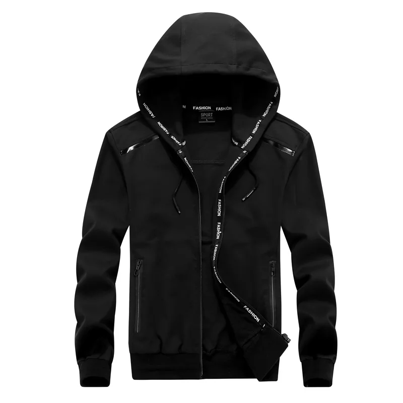 

Spring Autumn Men Hoodies Jacket Cardigan Zipper Coats Sweatshirt Male Sportwear Tracksuit Moletom Masculino Plus Size L-9XL